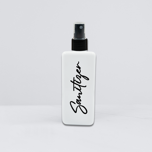 Empty Refillable Dispenser Bottles - White Gloss - 300ml