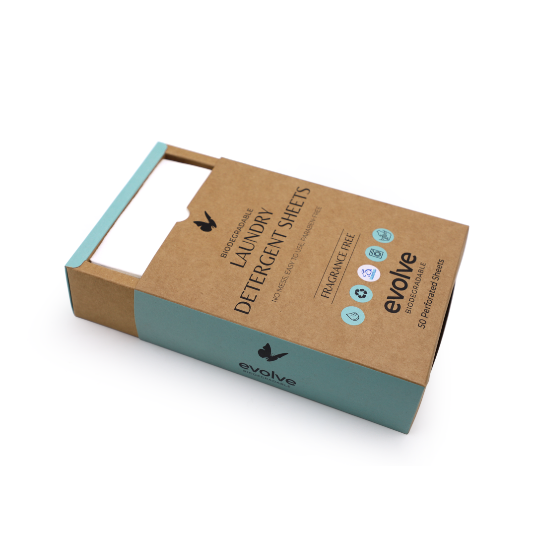 Evolve Laundry Detergent Sheets - Fragrance Free - Maletsatsi Foundation