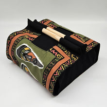 Load image into Gallery viewer, Salad Bowl or Pot Carrier - African Masks - 3 Colours