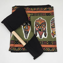 Load image into Gallery viewer, Salad Bowl or Pot Carrier - African Masks - 3 Colours