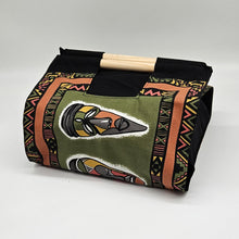 Load image into Gallery viewer, Salad Bowl or Pot Carrier - African Masks - 3 Colours