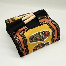 Load image into Gallery viewer, Salad Bowl or Pot Carrier - African Masks - 3 Colours