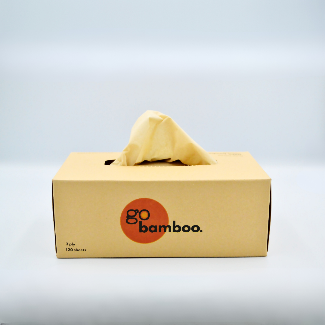 Bamboo 3 Ply Facial Tissue Box