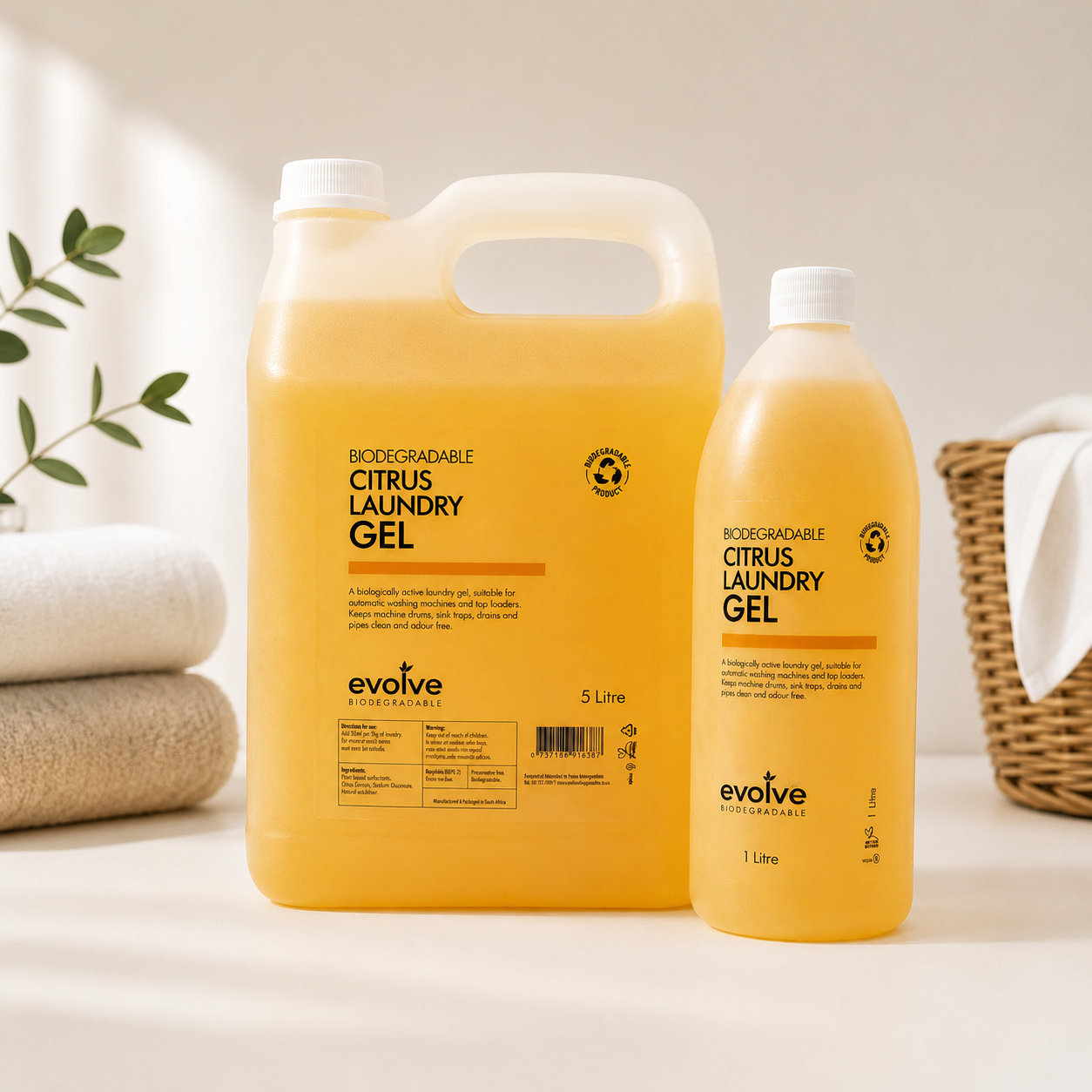 Evolve Citrus Laundry Gel 1L