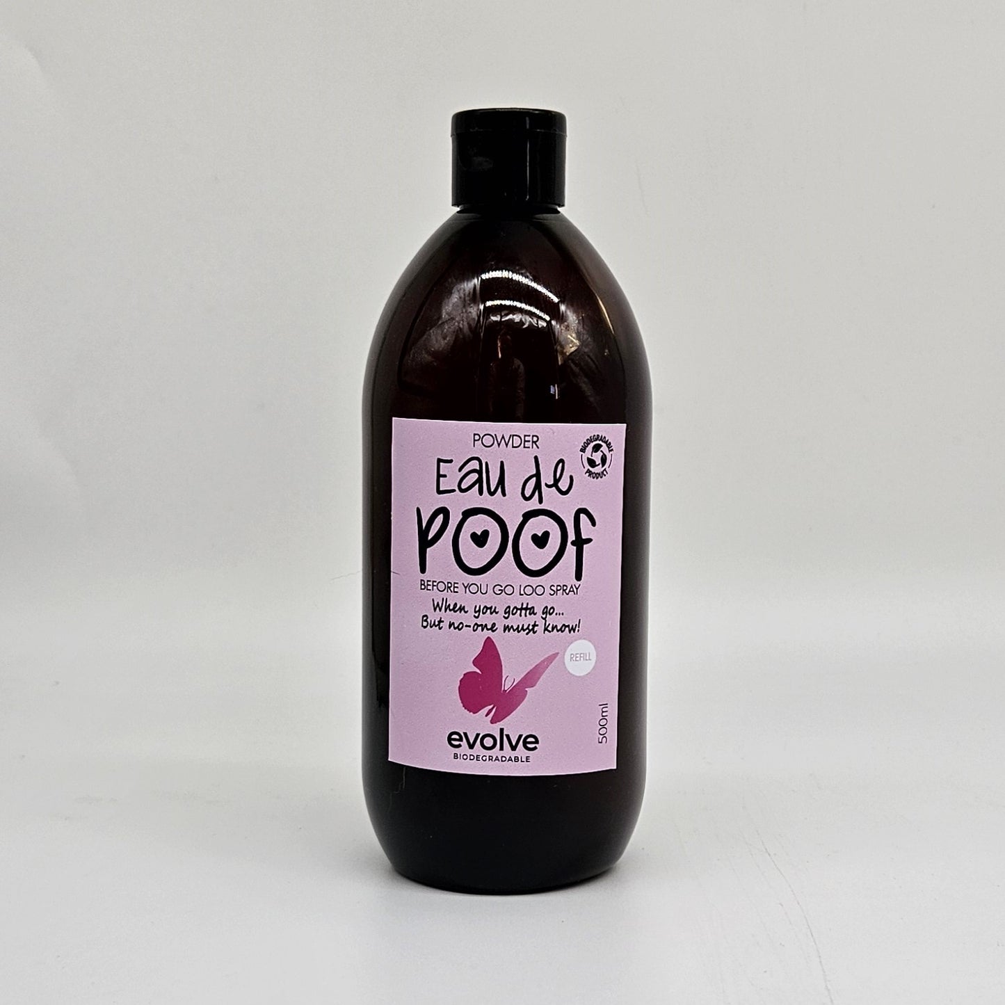 Evolve Eau de Poof 500ml Refill - Citrus, Powder & Original