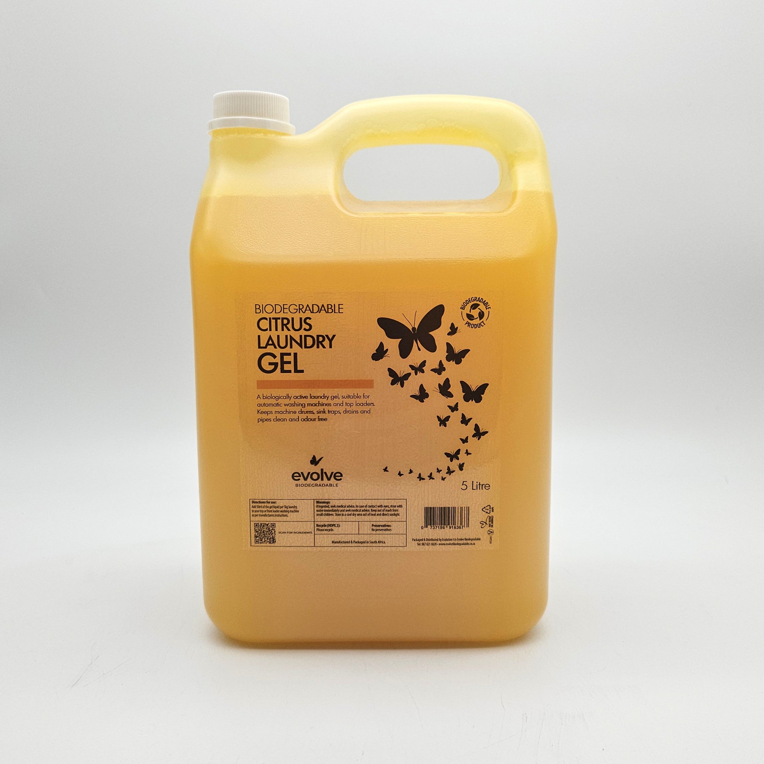 Buy A Citrus Laundry Gel 5L- Evolve Biodegradable