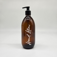 Load image into Gallery viewer, Empty Refillable Dispenser Bottles - Amber Glass - 500ml