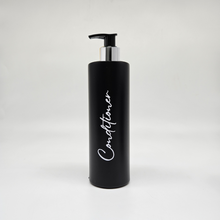 Load image into Gallery viewer, Empty Refillable Dispenser Bottles - Black Plastic - 500ml