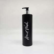Load image into Gallery viewer, Empty Refillable Dispenser Bottles - Black Plastic - 500ml