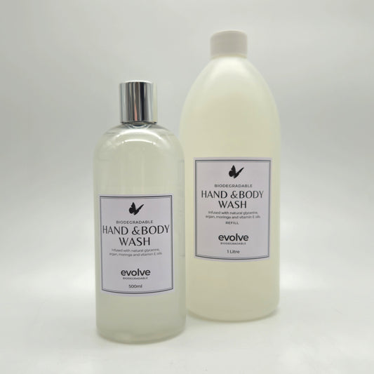 Evolve Hand & Body Wash Clear - 500ml Disc Top