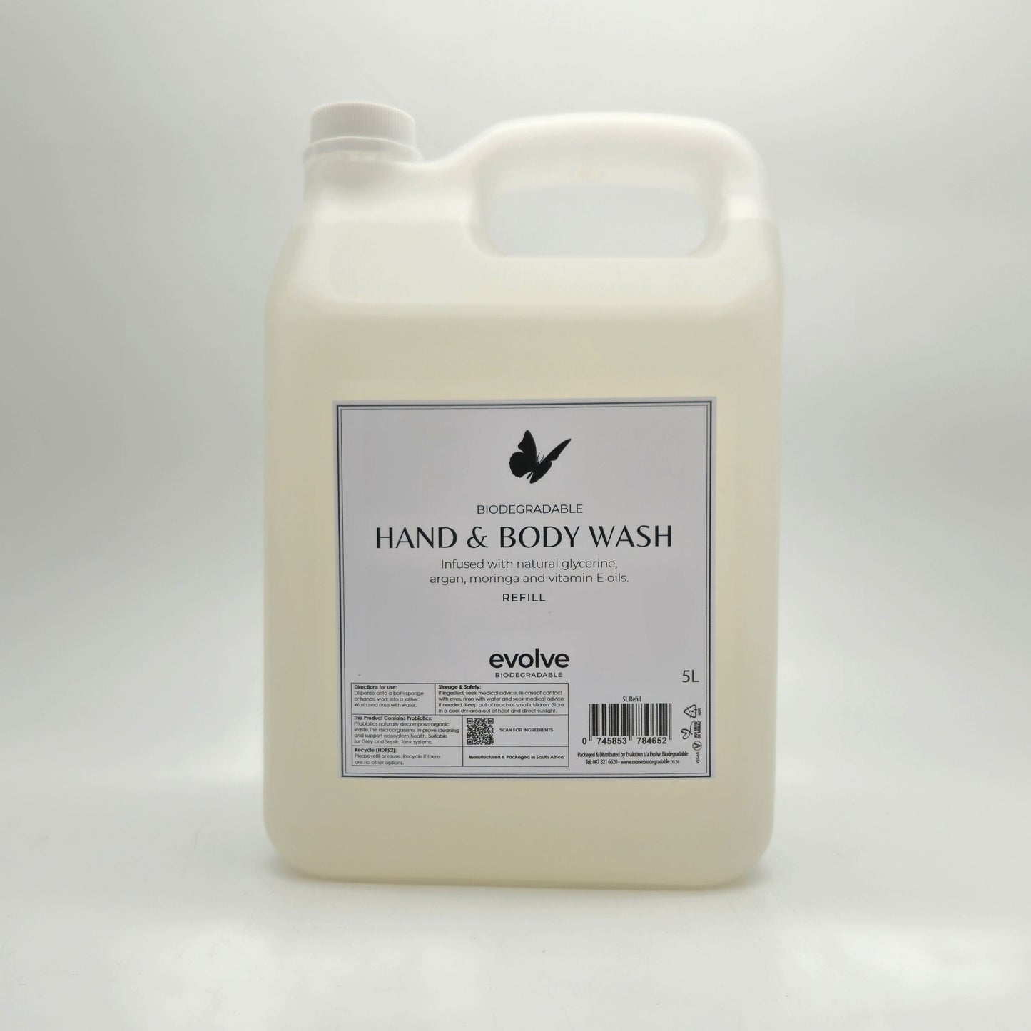 Evolve Hand & Body Wash Clear - 500ml Disc Top