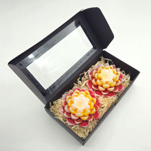 Load image into Gallery viewer, Lotus Large Candle - 2 Pack - Various Colours
