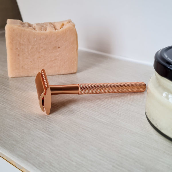 B&Q 00 Rose Gold Safety Razor