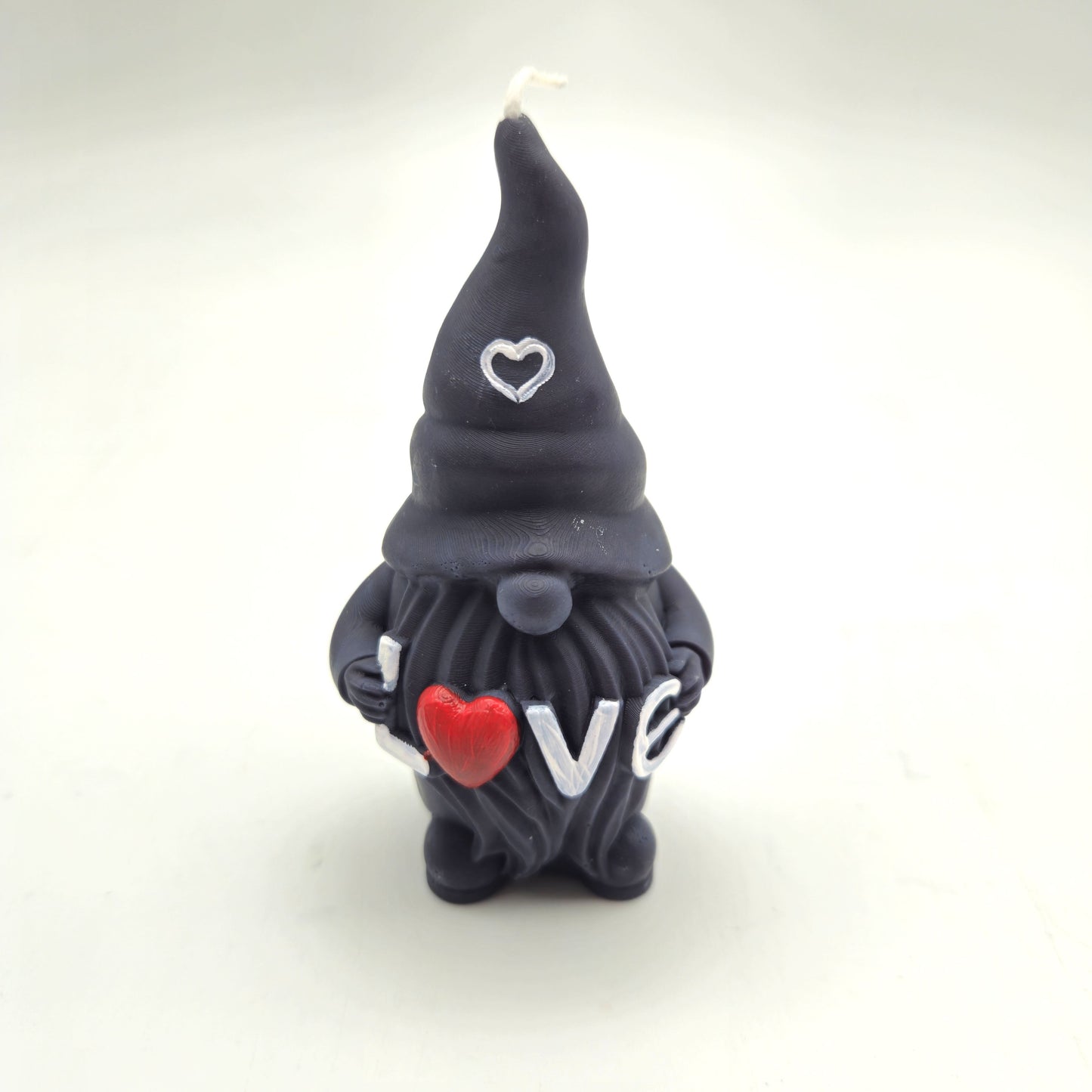 Evolve Soy Wax Heart & Love Black Gnome Candles - Vanilla