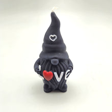 Load image into Gallery viewer, Evolve Soy Wax Heart & Love Black Gnome Candles - Vanilla