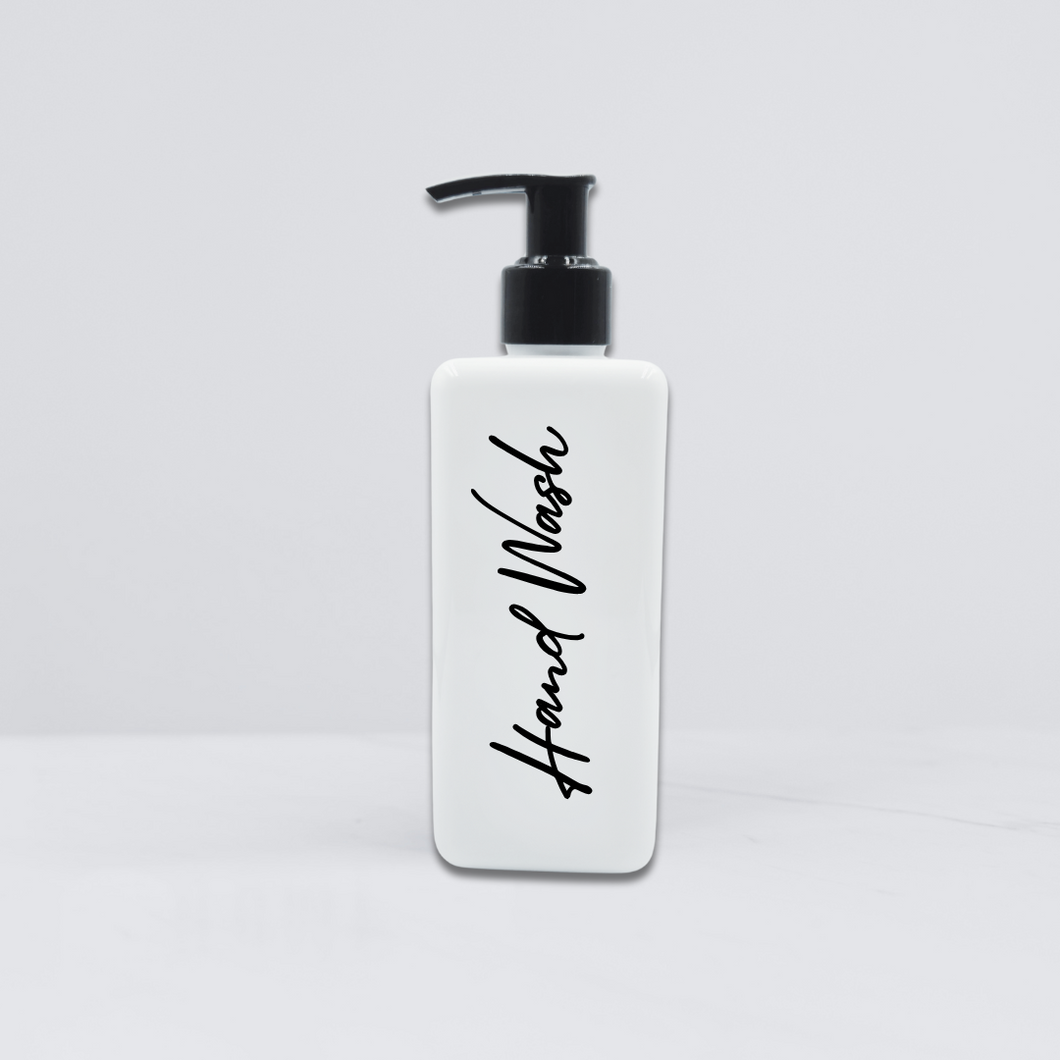 Empty Refillable Dispenser Bottles - White Gloss - 300ml