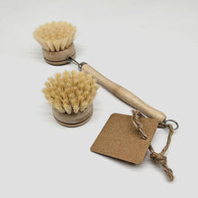 Load image into Gallery viewer, Bamboo &amp; Sisal Bristle Dish Brush Head - Replacement
