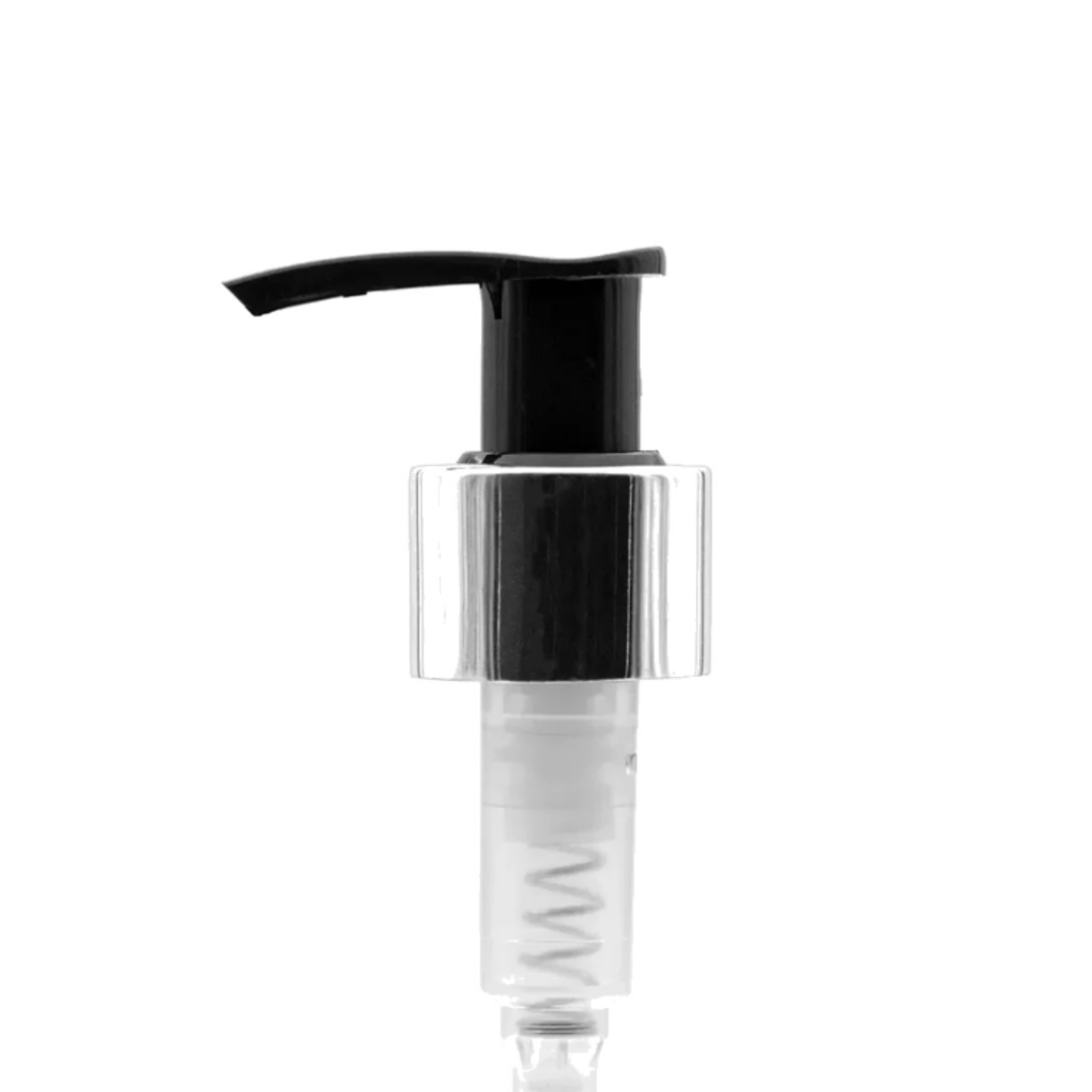 Black Silver Collar Lotion Pump - 24/410