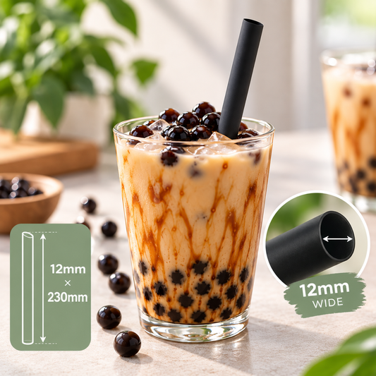 Boba / Jumbo Straws – 100% Biodegradable