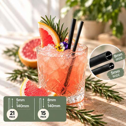 Cocktail Straws – 100% Biodegradable
