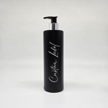 Load image into Gallery viewer, Empty Refillable Dispenser Bottles - Black Plastic - 500ml
