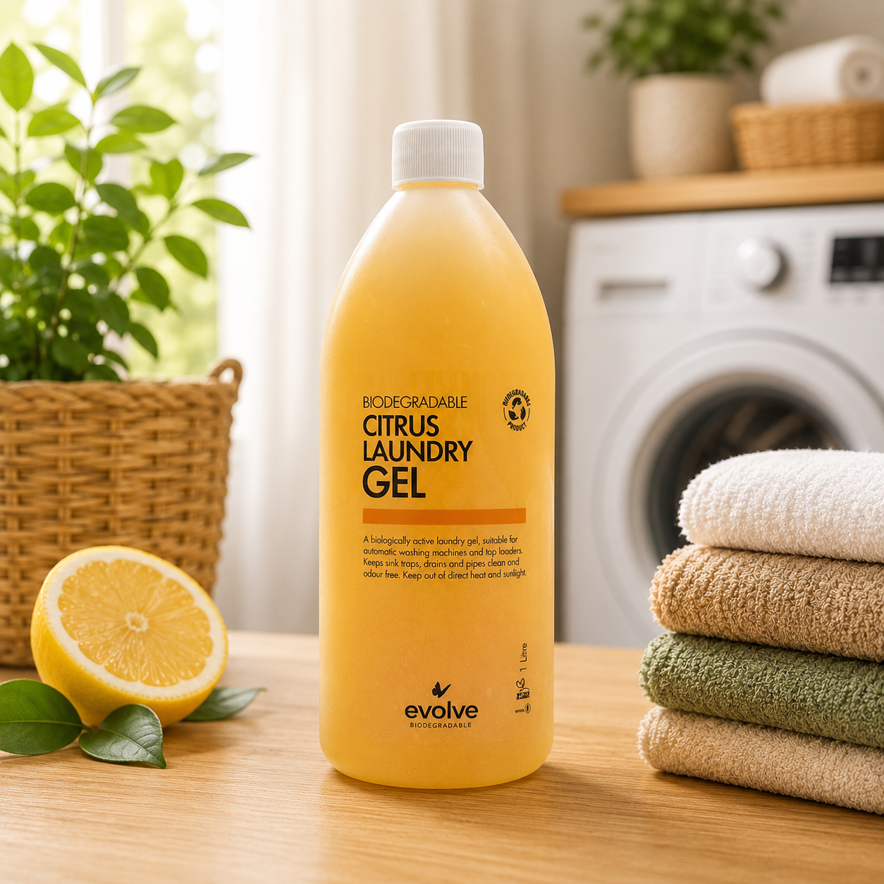 Evolve Citrus Laundry Gel 1L