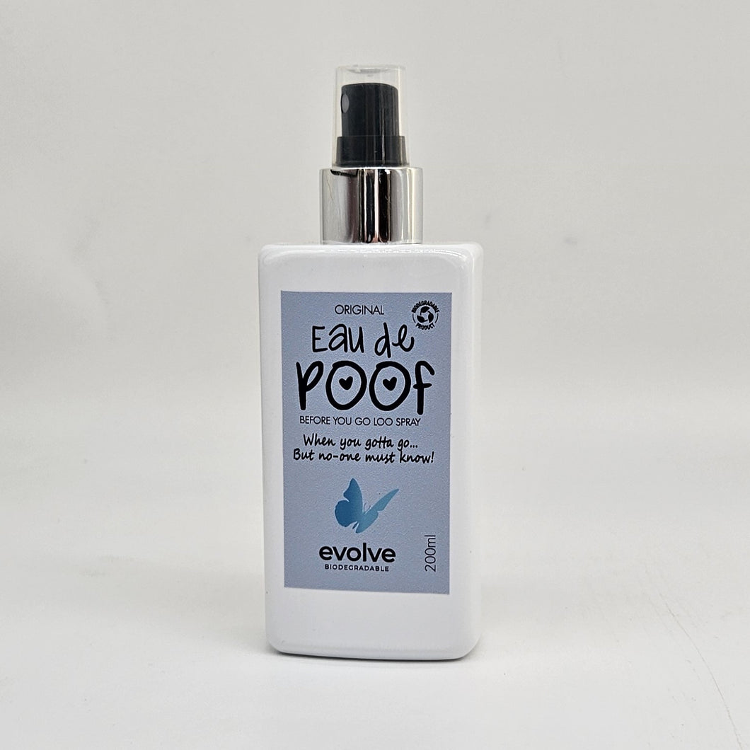 Evolve Eau de Poof 200ml - Original - BEFORE YOU GO LOO SPRAY