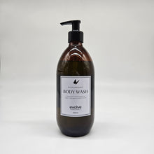 Load image into Gallery viewer, Evolve Body Wash 500ml - Amber Glass &amp; Amber Plastic
