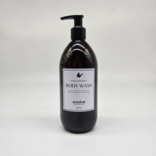 Load image into Gallery viewer, Evolve Body Wash 500ml - Amber Glass &amp; Amber Plastic
