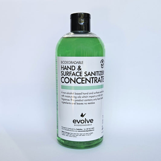 Evolve 500ml Hand & Surface Sanitizer Conc - New