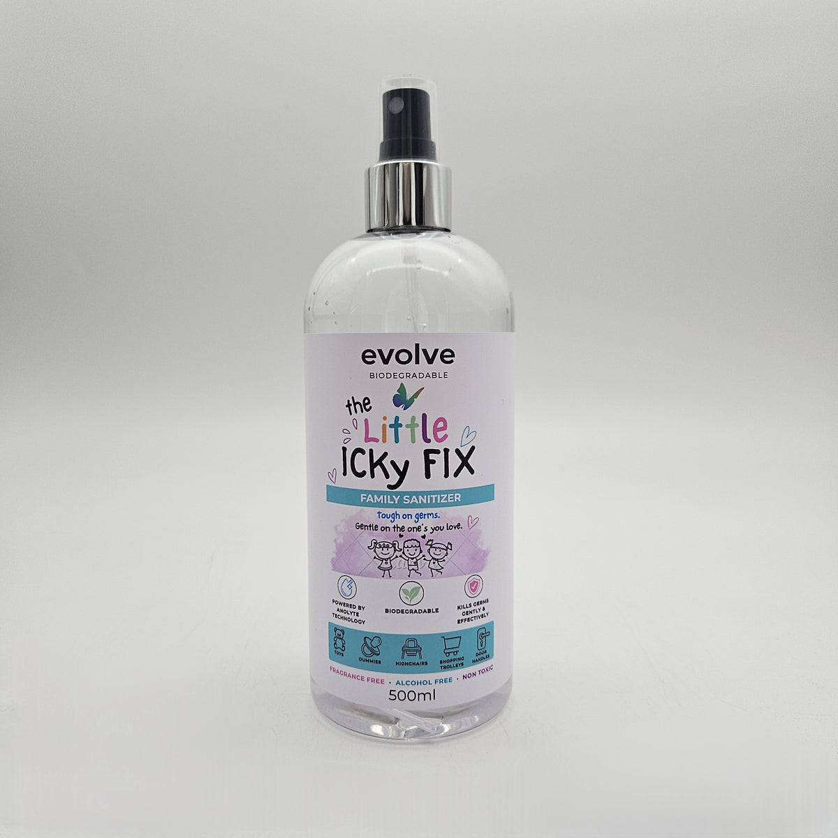 Evolve 100ml The Little Icky Fix - Family Sanitizer