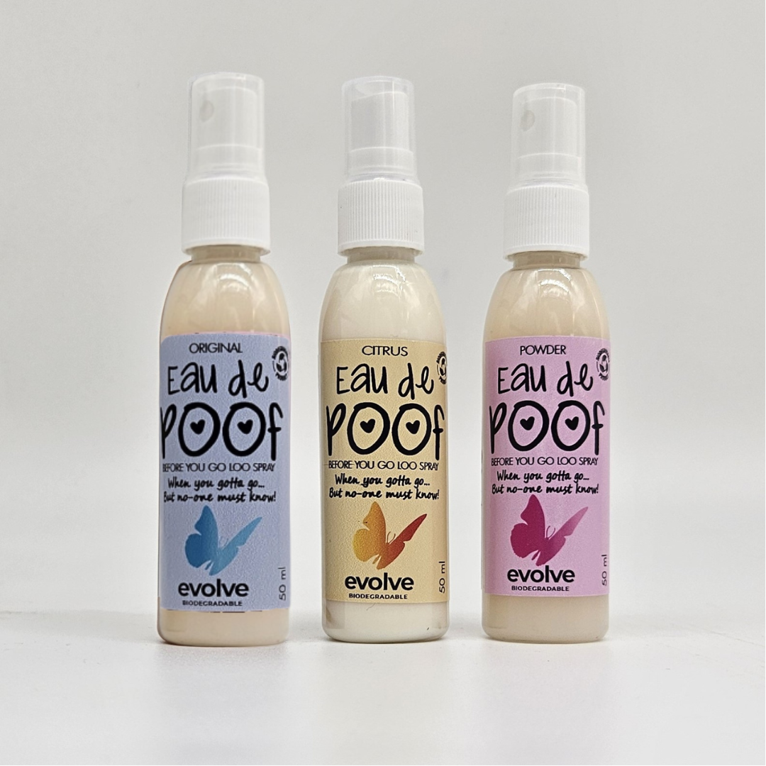 Evolve 50ml Eau de Poof 50ml - Original - Before You Go Loo Spray