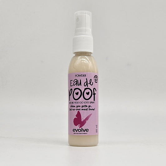 Evolve 50ml Eau de Poof 50ml - Powder - Before You Go Loo Spray
