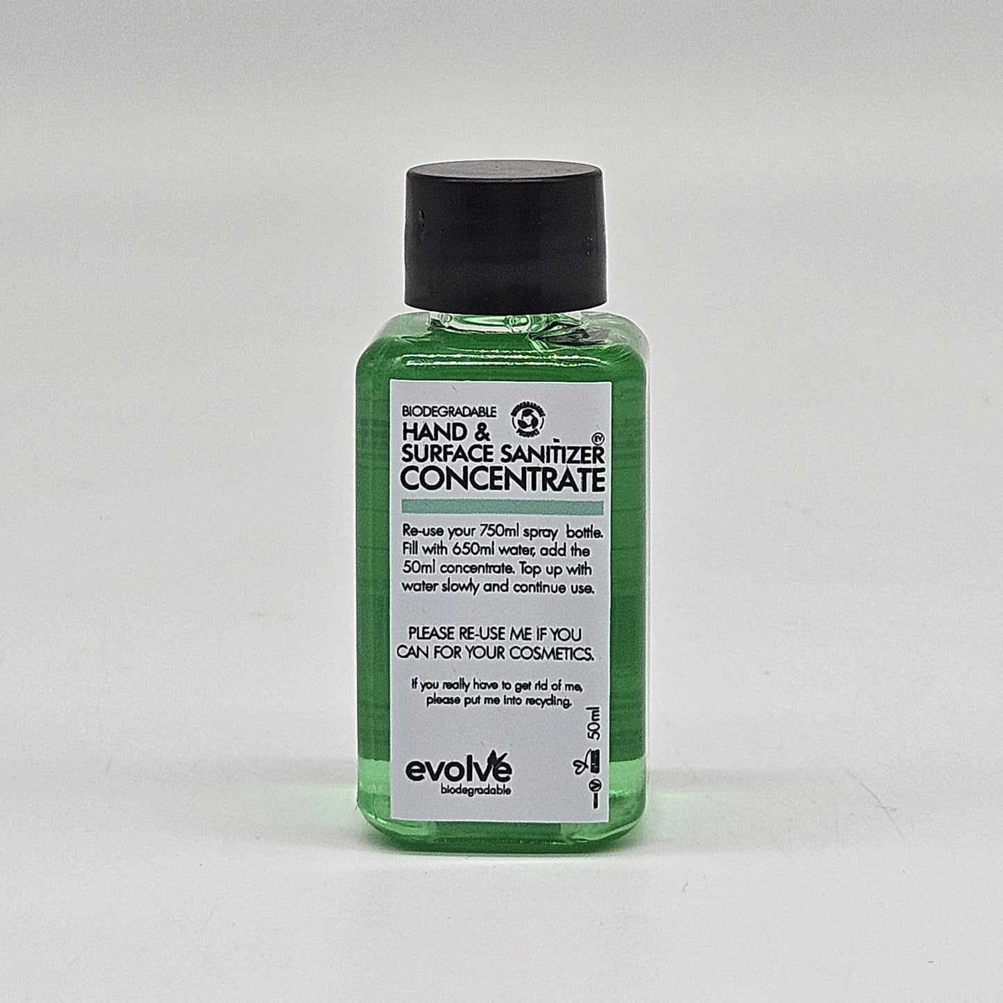 Evolve Hand & Surface Sanitizer 50ml Concentrate Refill