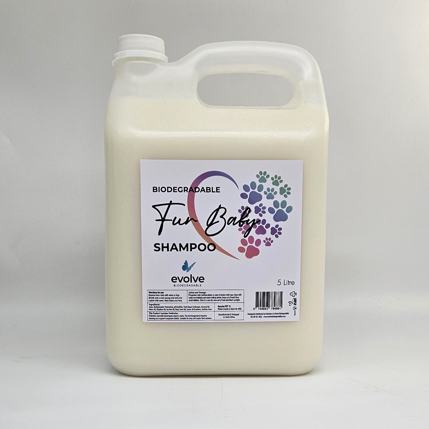 Evolve 5L Fur Baby Pet Shampoo Refill