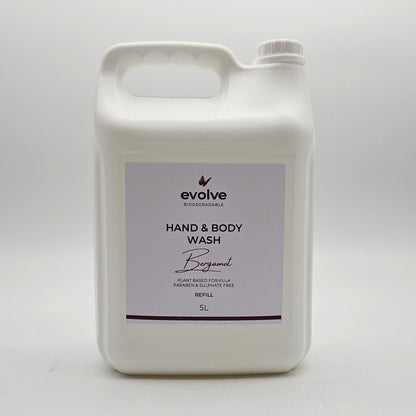 Evolve 5L Hand & Body Wash Refill - Bergamot