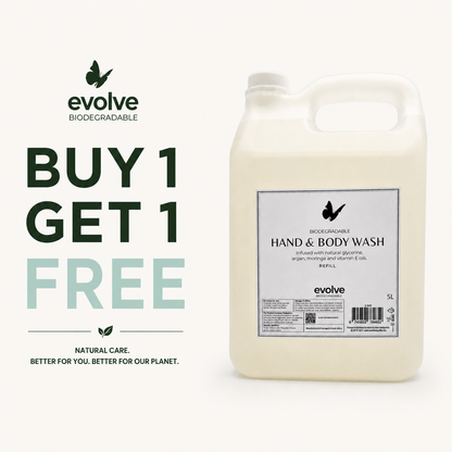 Evolve Hand & Body Wash Clear - 5L Refill