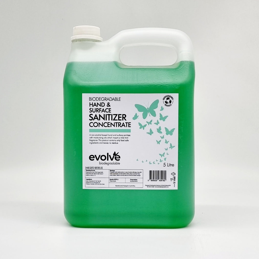 Evolve Hand & Surface Sanitizer 5L Concentrate