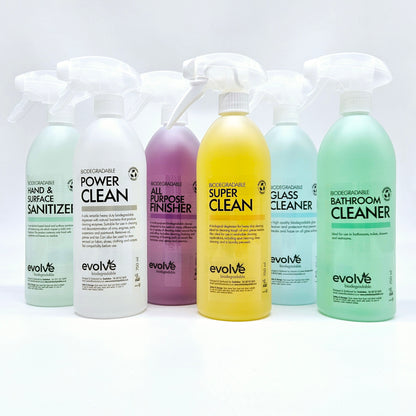 Evolve 750ml Ultimate Cleaning Combo (6 Pack)