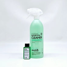 Load image into Gallery viewer, Evolve Bathroom Cleaner 750ml Spray &amp; Concentrate Combo
