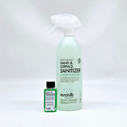 Evolve 500ml Hand & Surface Sanitizer Conc - New