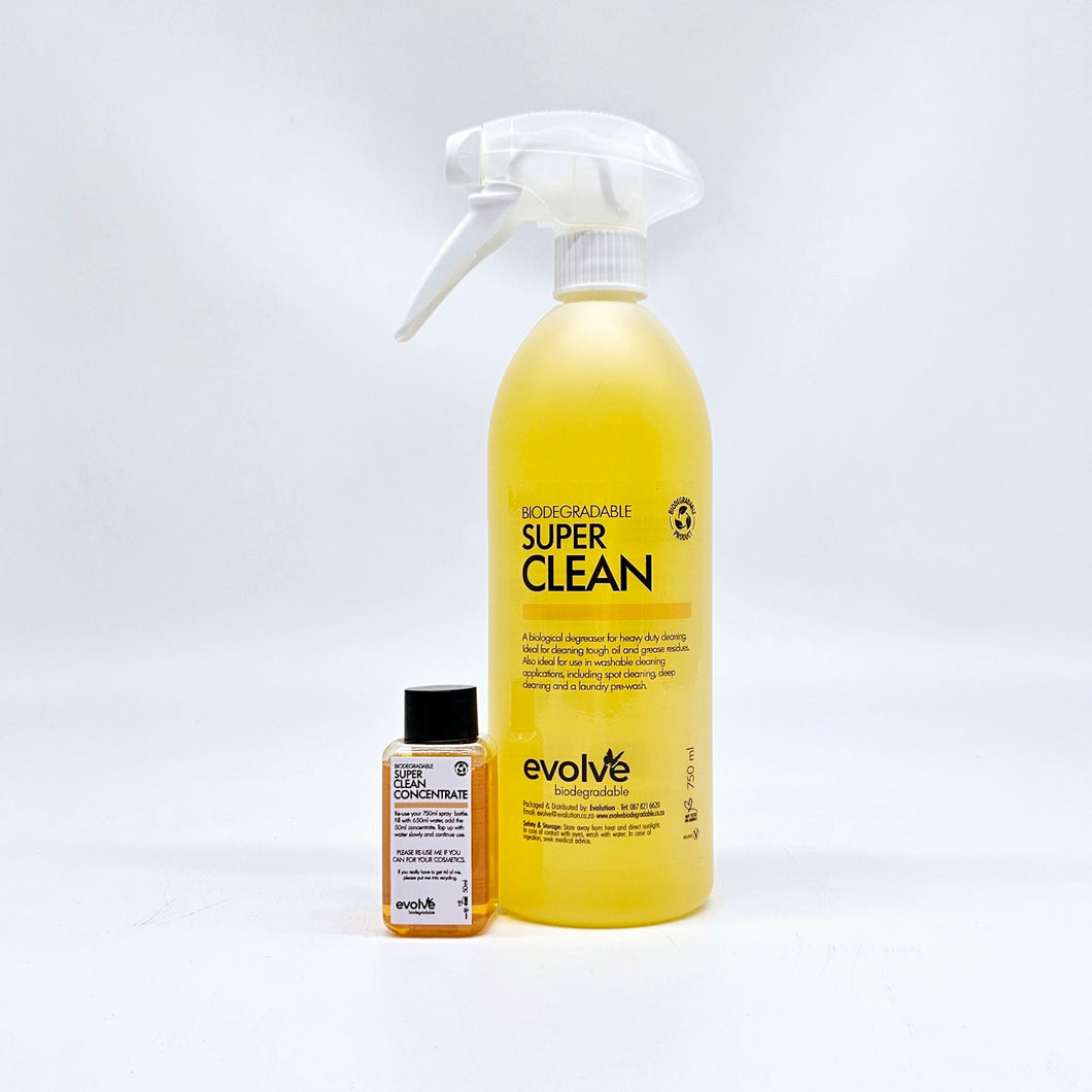 Evolve Super Clean 750ml & 50ml Concentrate Combo