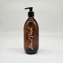 Load image into Gallery viewer, Empty Refillable Dispenser Bottles - Amber Glass - 500ml
