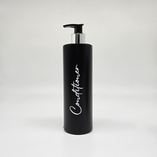 Load image into Gallery viewer, Empty Refillable Dispenser Bottles - Black Plastic - 500ml
