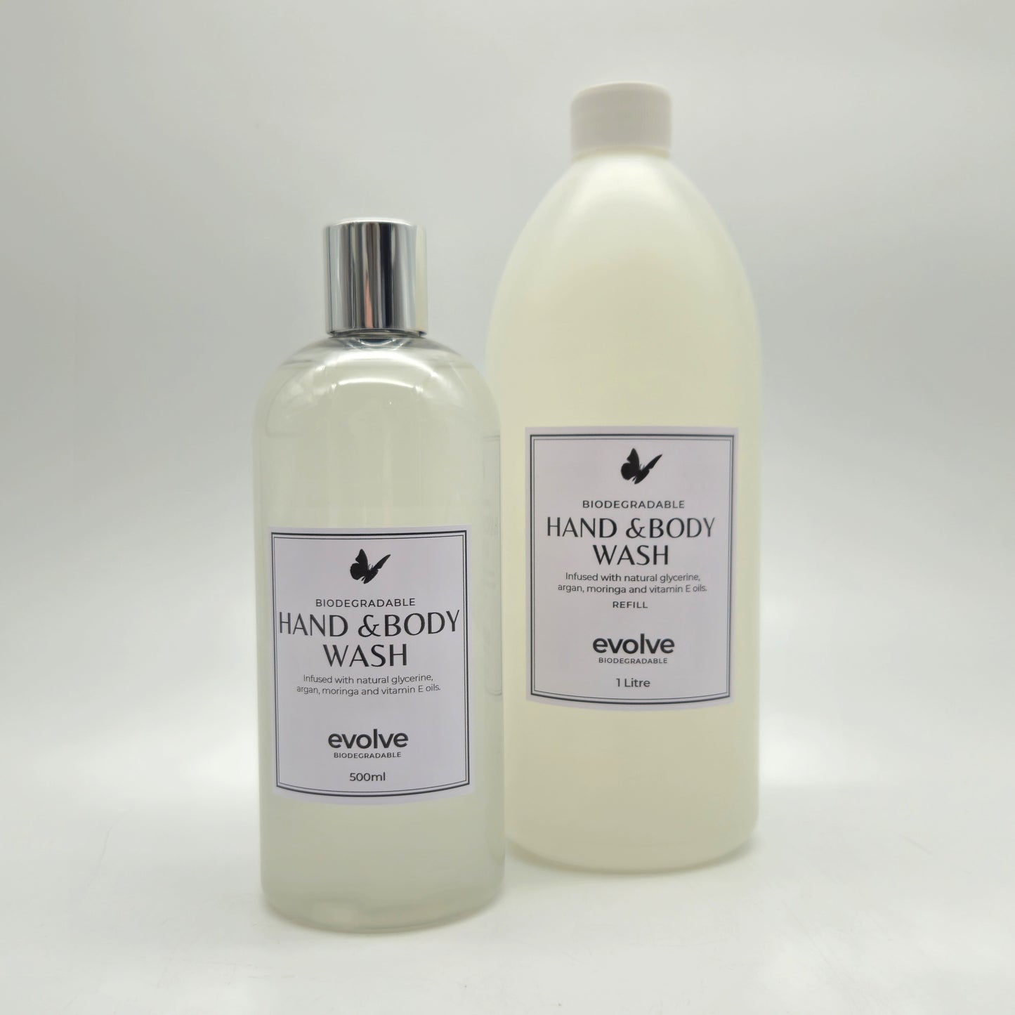 Evolve Hand & Body Wash Clear - 500ml Disc Top