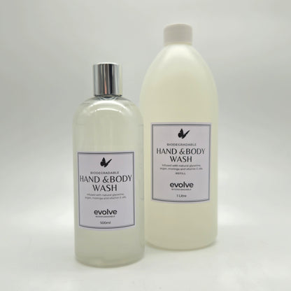 Evolve Hand & Body Wash Clear - 500ml Disc Top