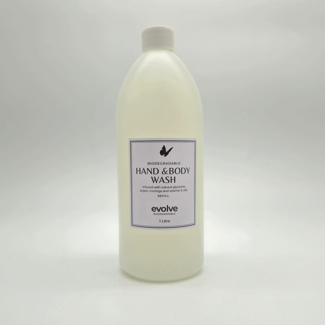 Evolve Hand & Body Wash Clear - 1L Refill