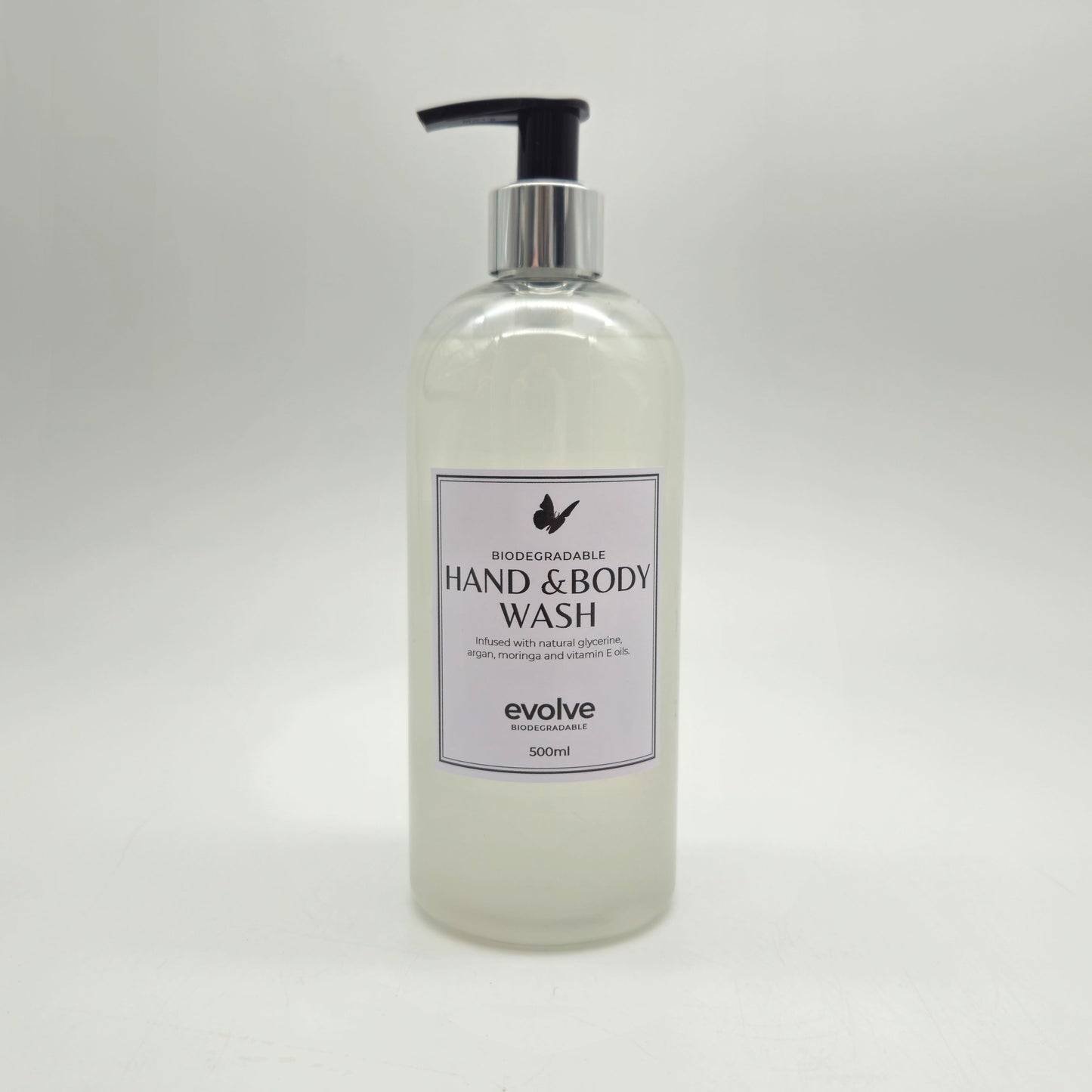 Evolve Hand & Body Wash Clear - 500ml Disc Top