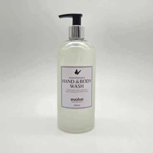 Evolve Hand & Body Wash Clear - 500ml Pump