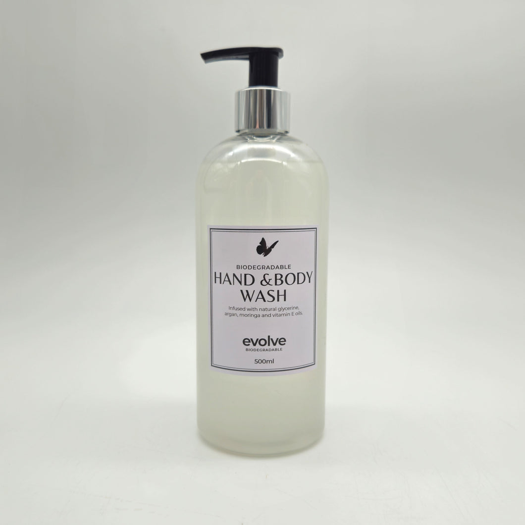 Evolve Hand & Body Wash Clear - 500ml Pump
